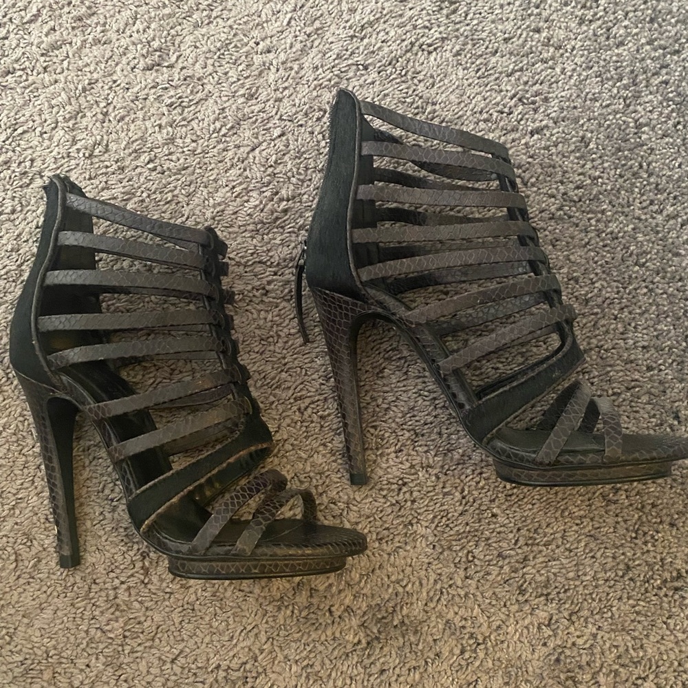 Topshop black high heels